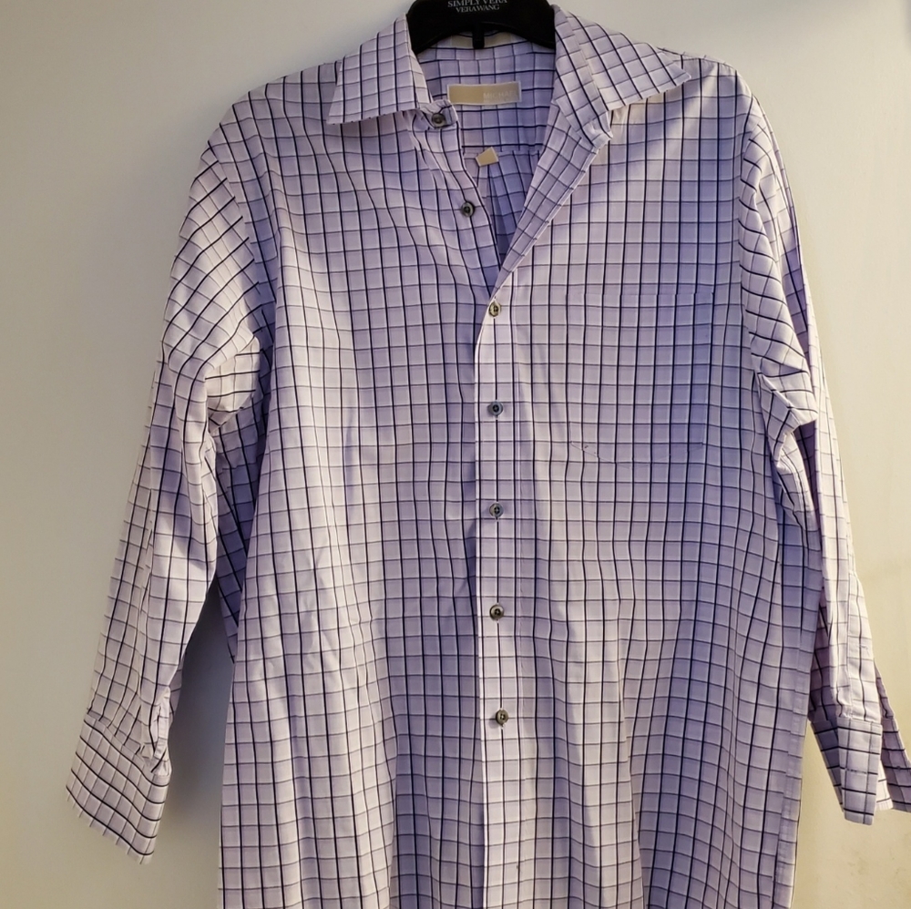 MICHAEL Michael Kors Purple Plaid Shirt